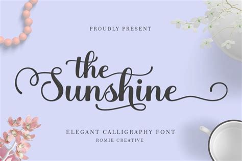 The Sunshine Elegant Calligraphy Font