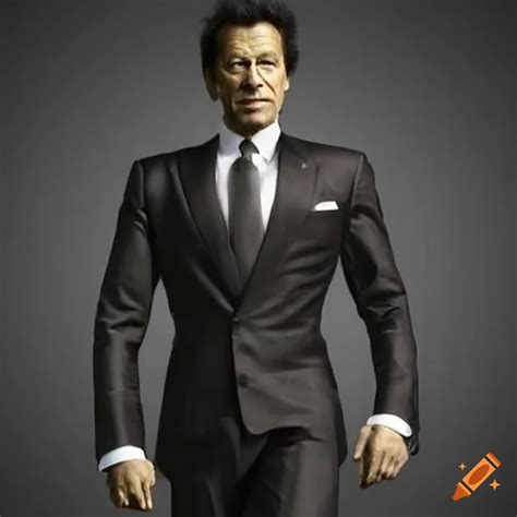 Imran Khan Wearing Suit On Craiyon