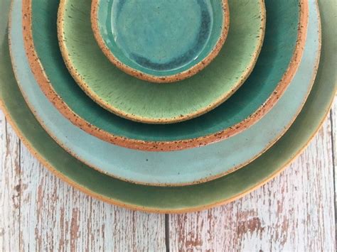 Handmade Ceramic Pottery Dinnerware Set Of The Breaking Waves