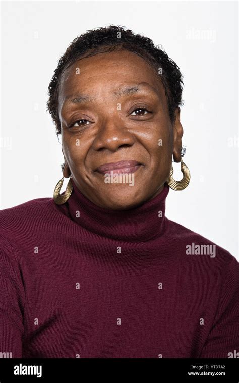 Portrait Of Mature African American Woman Stock Photo Alamy