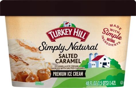 Turkey Hill Simply Natural Salted Caramel Ice Cream 48 Fl Oz Kroger