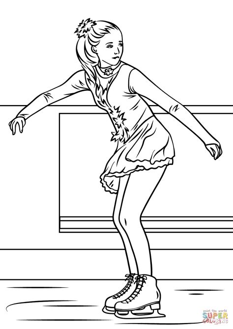 And we have a huge collection! Ice Skating Girl coloring page | Free Printable Coloring Pages