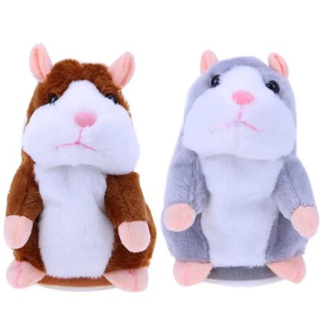 Talking Hamster Cute Baby Electronic Pets Toys Plush Dolls Sound Record