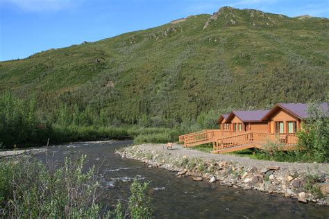 Relax On The Banks Of Moose Creek At The Denali Backcountry Lodge