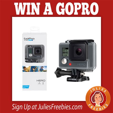 Win A Gopro Hero Plus Lcd Waterproof Camera Julies Freebies