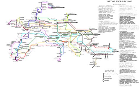 30 Europe High Speed Rail Map Map Online Source