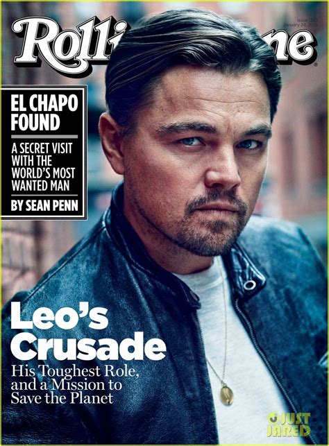 Leonardo Dicaprio Gives A Smoldering Stare On The Cover Of Rolling