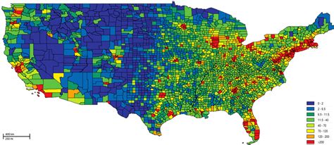 Us Population Density Map