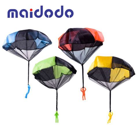 Hand Throw Soldier Parachute Toys Indoor Outdoor Games For Kids Mini