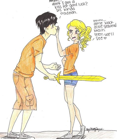 Cute Percabeth Moment With Images Percy Jackson Funny Percy