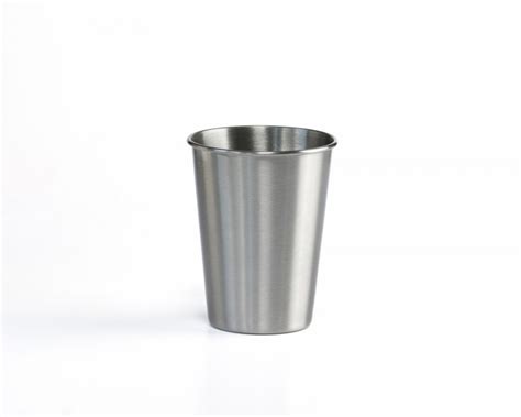 British Stainless Steel Cups Half Pint 350ml Uk
