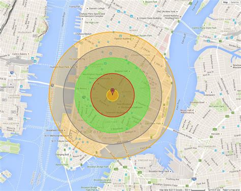 30 Nuclear Bomb Map Radius Mapping Online Source