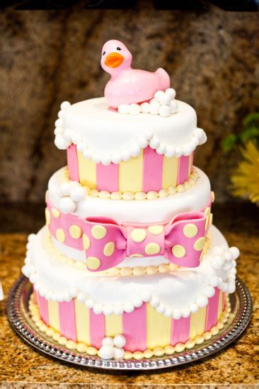 To make this ducky baby shower cake, i used plastic horses form the 99 cent store, gumpaste flowers, ceramic baby and ducky. Pink Rubber Ducky Baby Shower - Baby Shower Ideas - Themes ...