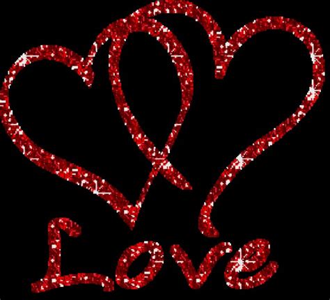 Animated Red Sparkly Hearts With Love 1024 Hursty11 Photo 39712603