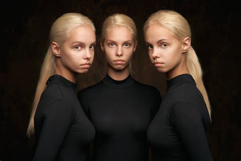 sfondi terzine bionda ritratto modello gruppo di donne sorelle 1920x1280