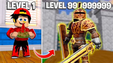 Becoming A Max Level Roblox Knight Youtube
