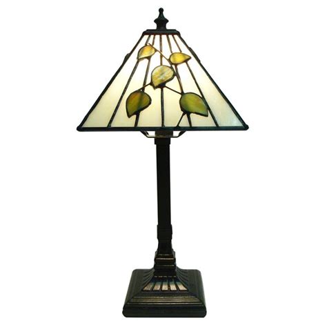 Fine Art Lighting Ltd Mission 14 In Bronze Tiffany Style Table Lamp