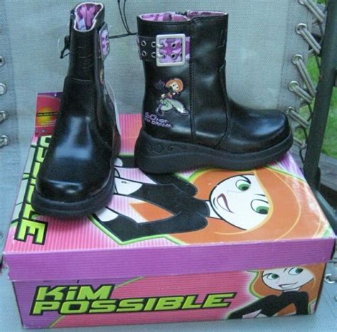 New Kim Possible Childrens Girls Combat Boots Black Size 9 Ebay