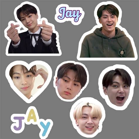 Jay Enhypen Face Stickers Printable Photo Card Cute Stickers