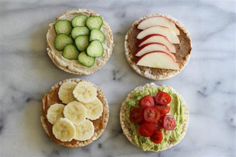 Rice Cake Snack Ideas