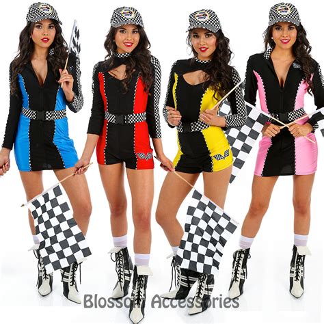 K91 Sexy Miss Indy Super Car Racer Racing Sport Driver Grid Girl Fancy Costume Ebay
