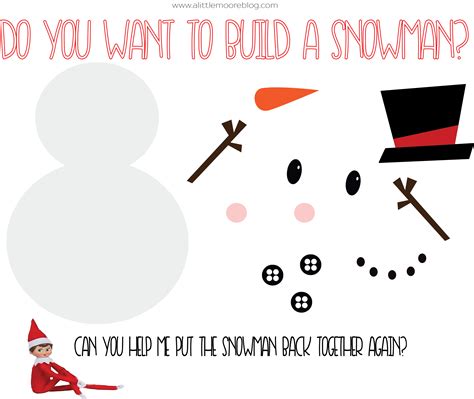 Free Printable Do You Want To Build A Snowman