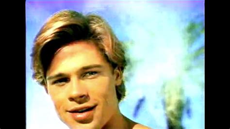 Young Brad Pitt Early In His Career Pringles Commercial
