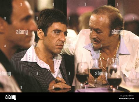 Scarface Al Pacino Robert Loggia Stock Photo Alamy