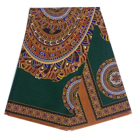 Lbl24 9 African Fabrics 100 Cotton Dashiki Wax African Kente Print