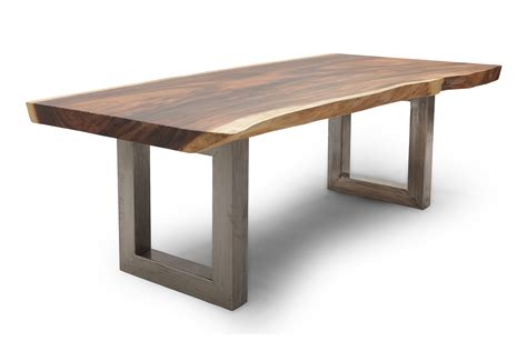 Man sollte sich reste von baustellen besorgen, um so einen tisch zu konstruieren. Esstisch Baumkante Massivholztisch Esstische