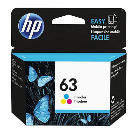 Genuine Hp 63 Color Ink Cartridge 1365780
