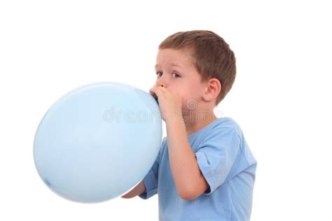 Blowing Up Balloon Stock Photos Image 2939703