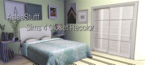 Closet Recolor Ea Mesh At Aslee Stuff Sims 4 Updates