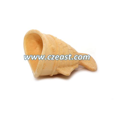 Edible Fish Shaped Ice Cream Cone China Irregular Wafer Cone And