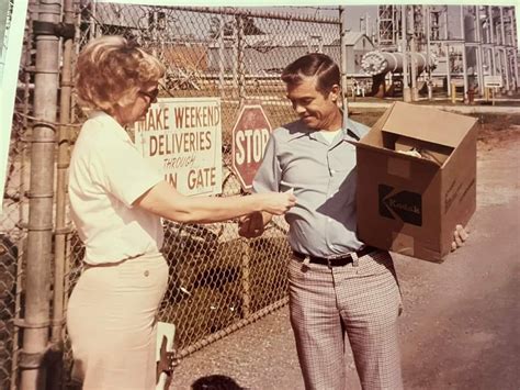 Joe Mack Roy Pop When He Worked For Eastman Kodak And Billie Birdwell Longview Texas 1970s
