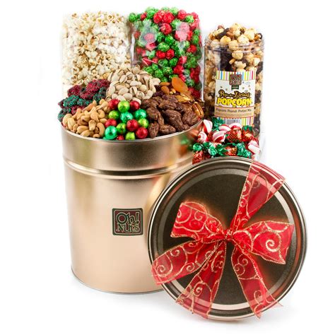 Holiday Tin Gift Lb Holiday Nut Gift Baskets Holiday Gifts