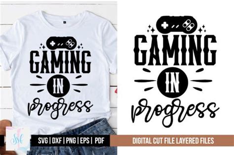 Gaming In Progress Svg Design Free Graphic By Svgstudiodesignfiles Creative Fabrica