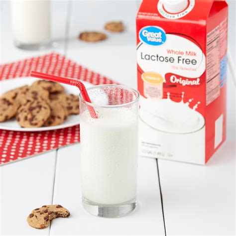 Great Value Lactose Free Original Whole Milk 1 2 Gal
