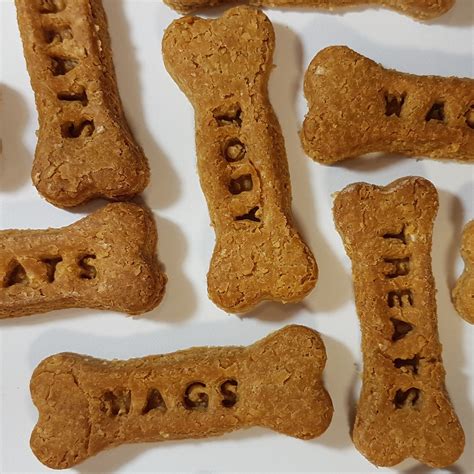 Personalised Dog Bone Treats Delicious Gourmet Custom Biscuits Etsy