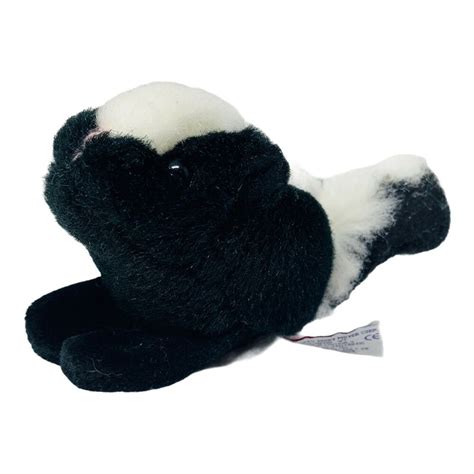 Mary Meyer Tippy Toes Plush Finger Puppet 4 Skunk 1995 Soft Stuffed