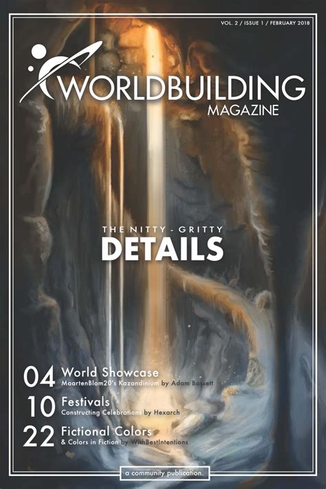 V2i1 The Nitty Gritty Details Worldbuilding Magazine Wiki Fandom