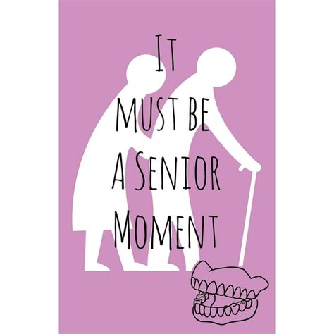 It Must Be A Senior Moment Paperback