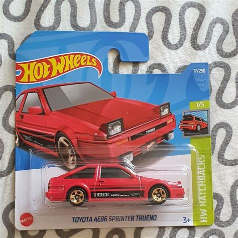 Hot Wheels Initial D Metal Ae Toyota Sprinter Trueno Collection Not For Sale