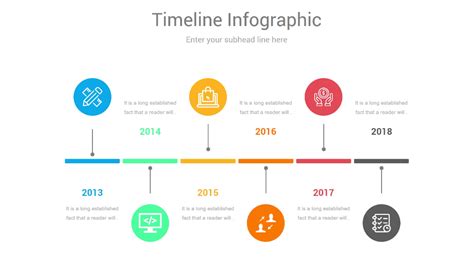 Linear Representation Of Timeline Events Powerpoint Slides Timeline