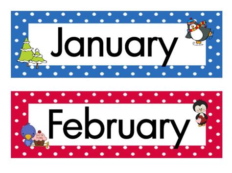 Months Of The Year Clipart January And Other Clipart Images On Cliparts