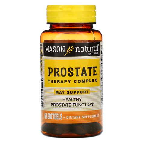 mason natural prostate therapy complex 60 softgels