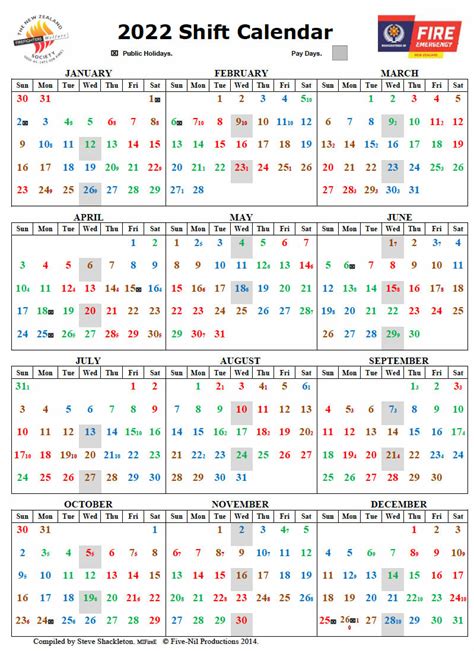 Printable Fire Shift Calendar 2021 Calendar Printables Free Templates
