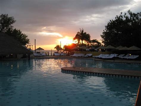 Sunset Over One Of The Pools Picture Of Beaches Negril Resort And Spa Tripadvisor