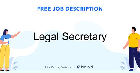 Real estate legal assistants support real estate attorneys in their everyday activity and they are responsible for drafting documents, conducting research and offering legal counsel to clients. Legal Secretary Job Description - Jobsoid