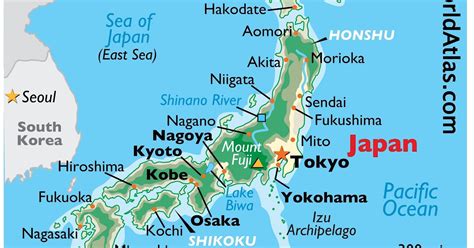 Map Japan Share Map